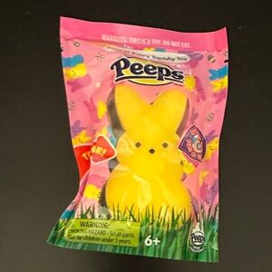 PEEPS Yellow Bunny Squishy Toy